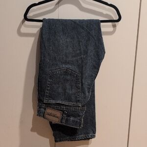 Wrangler Men's Dark Blue Relaxed Jeans